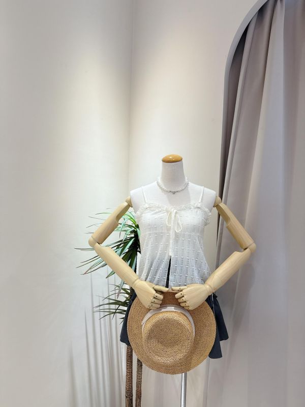 仙女蝴蝶結綁帶背心 仙女蝴蝶結綁帶背心