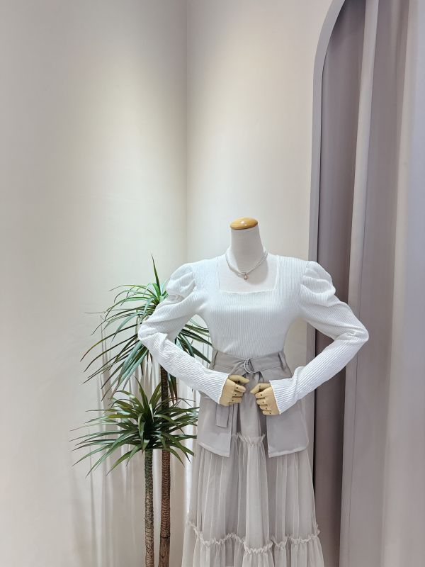 層次感馬甲拼接紗裙 層次感馬甲拼接紗裙