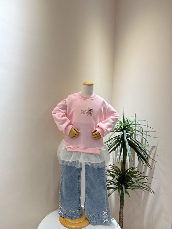 刺繡蛋糕牛仔褲 刺繡蛋糕牛仔褲