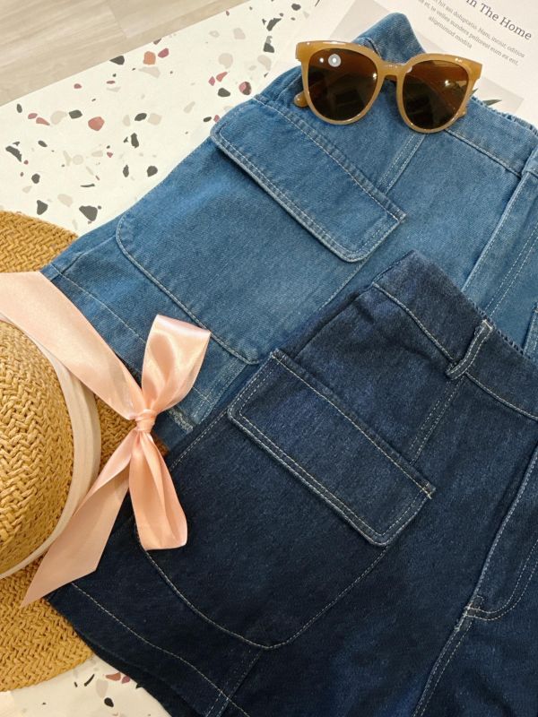 大口袋造型工裝短褲 大口袋造型工裝短褲