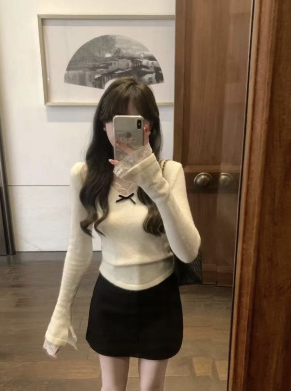 法式蕾絲內搭上衣 法式蕾絲內搭上衣