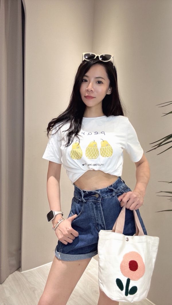 小梨子造型短袖上衣 小梨子造型短袖上衣