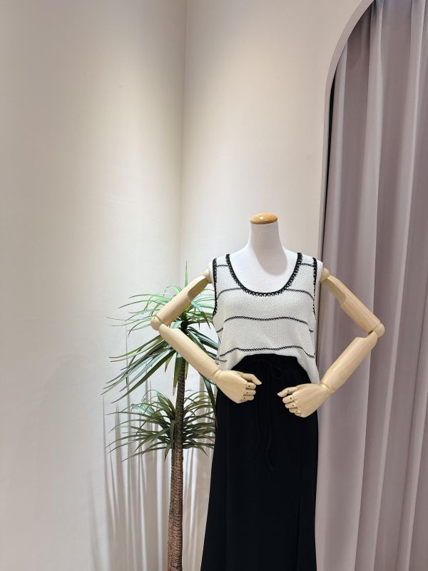 休閒渡假風針織背心 休閒渡假風針織背心