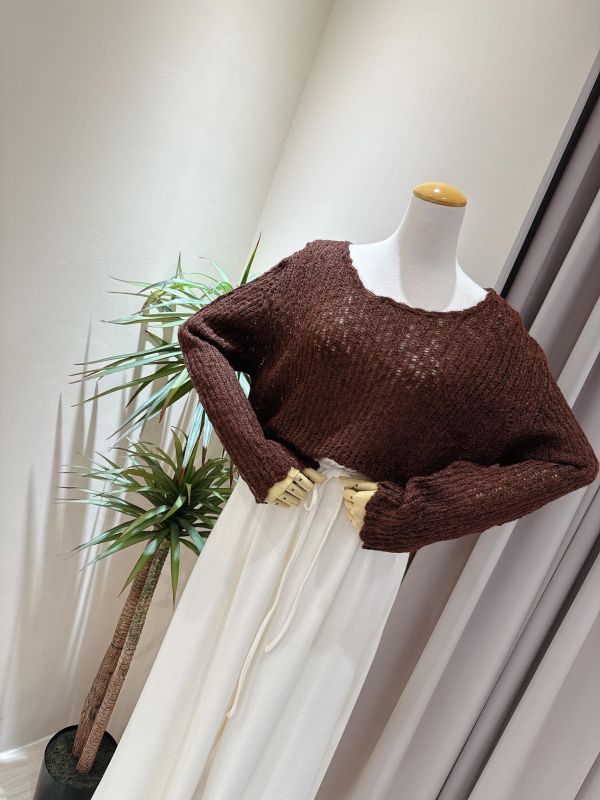 仿羊毛粗針織上衣 仿羊毛粗針織上衣