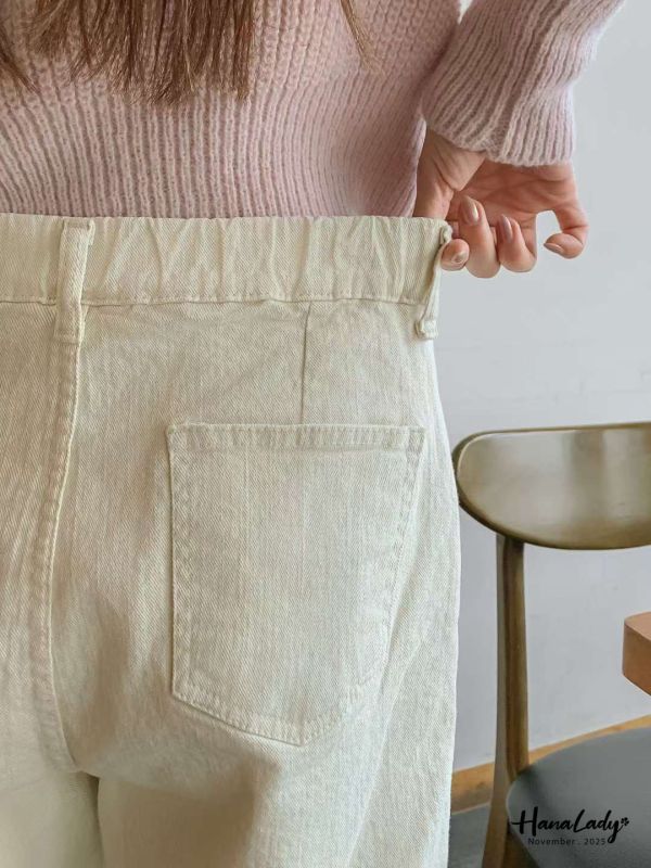 WJA77 多色可選牛仔小男友褲 