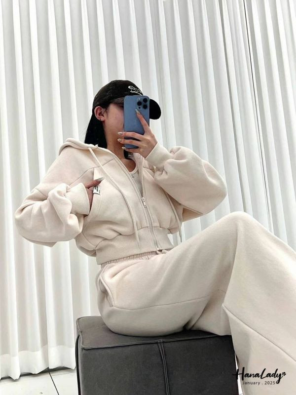 WEA28 冬天就要有暖暖的刷毛套裝 