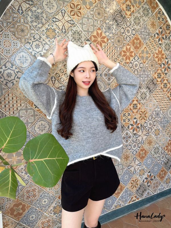 WJB23 貓貓耳朵針織帽 