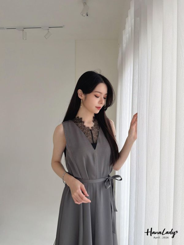 LFA86 浪漫波浪珍珠耳環 