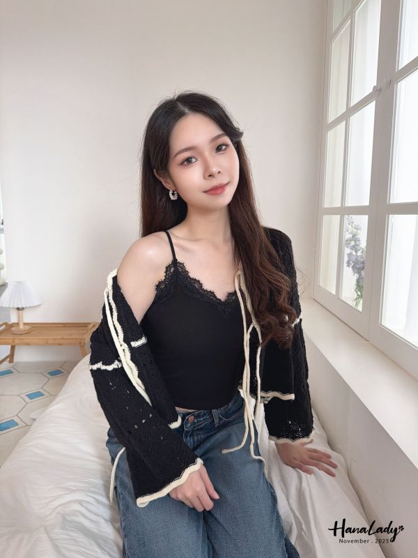 WJB06 造型波浪蕾絲拼接BRATOP 