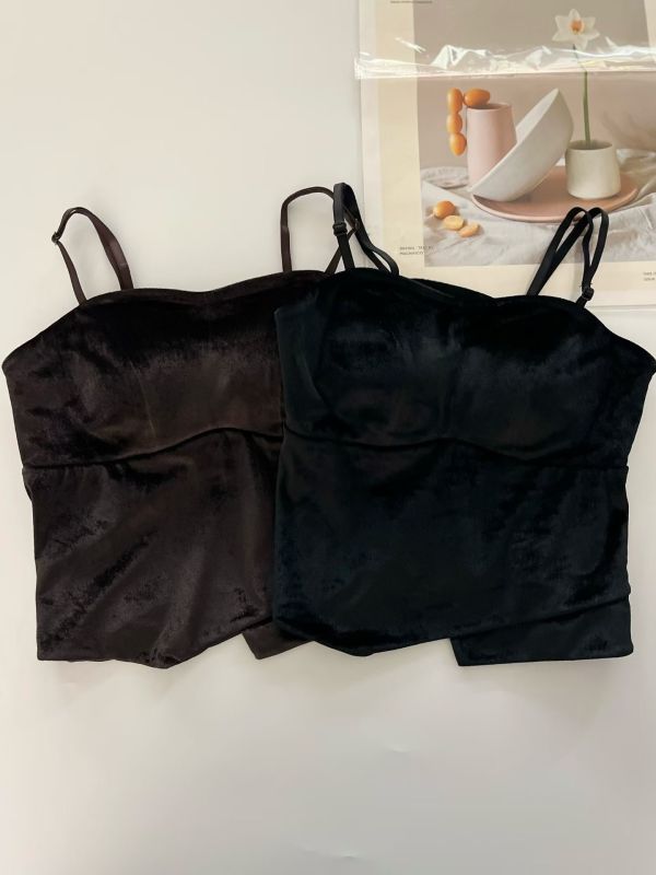 WQB55 絨布薄墊馬甲線內搭 