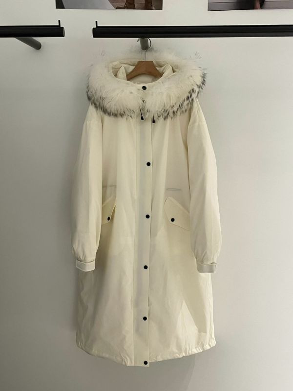 WQB33 冬天不怕冷鴨絨浣熊毛外套 