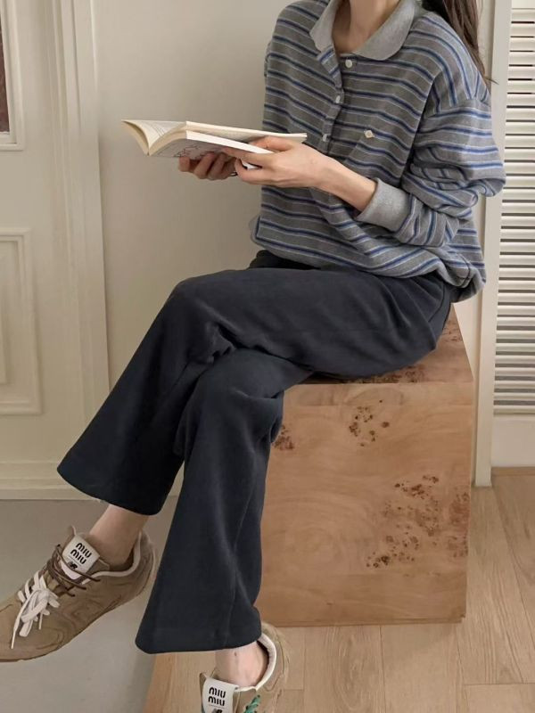 WQA56 極細燈心絨內刷毛西裝褲 