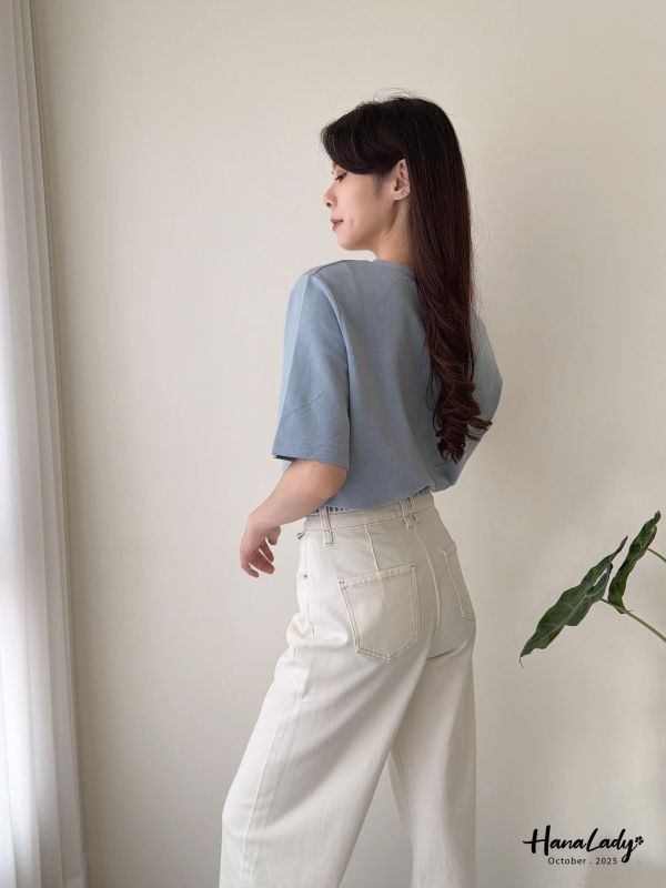 WTA06 珍珠領愛心字母T 