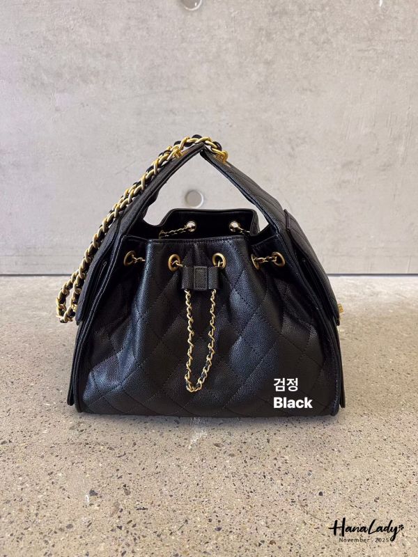 WJB19 超質感金鍊荔枝牛皮包 