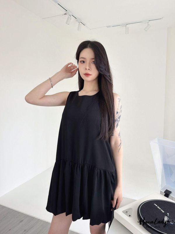 LFA35 可愛雲朵裙口袋短洋 