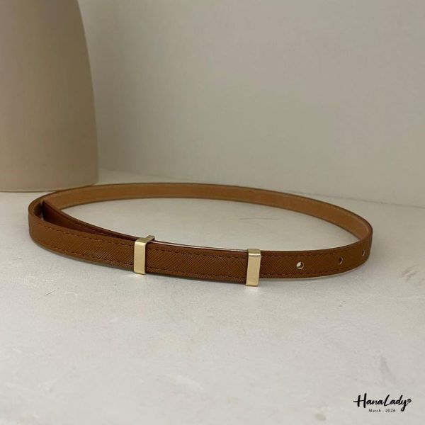 LSA63 牛皮金屬多色皮帶 