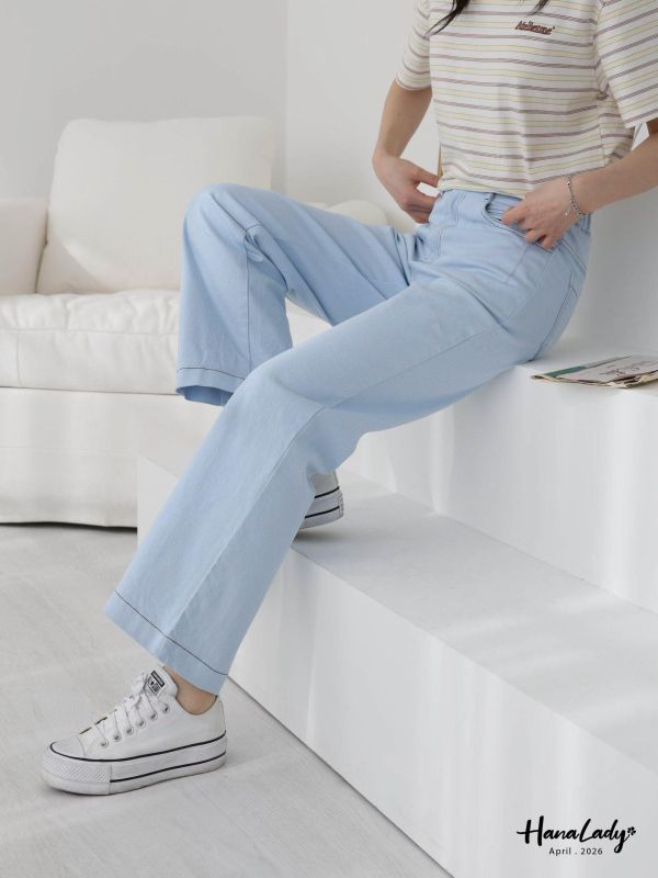 LFA33 挺版混棉休閒長褲 