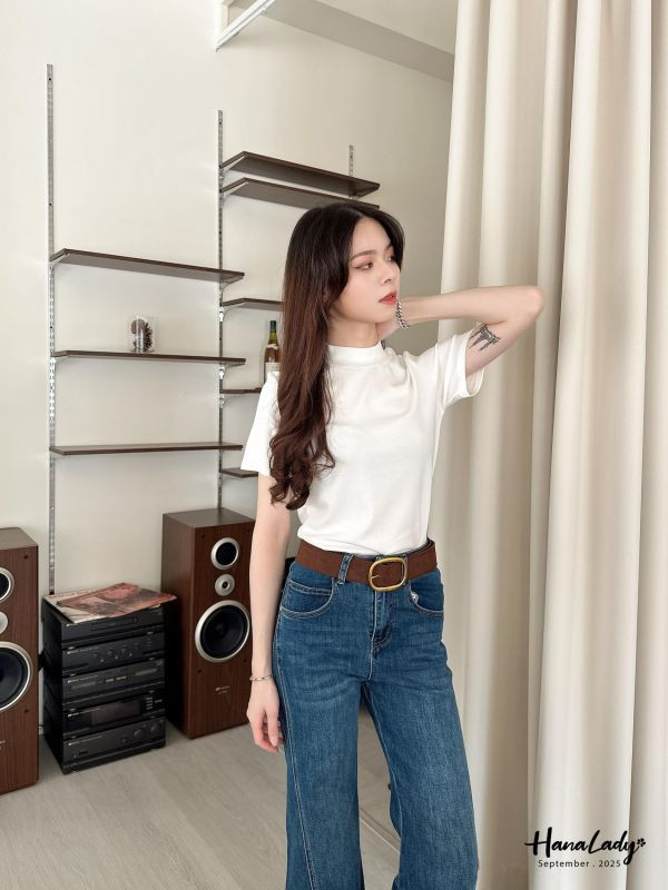 WKA25 親膚立領棉質上衣 