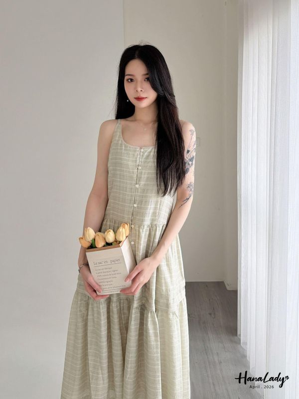 LFA70 浪漫條紋壓線長洋 