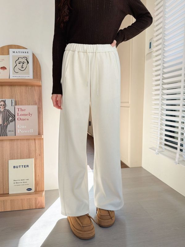 WQA40 超暖內刷絨厚磅休閒褲 