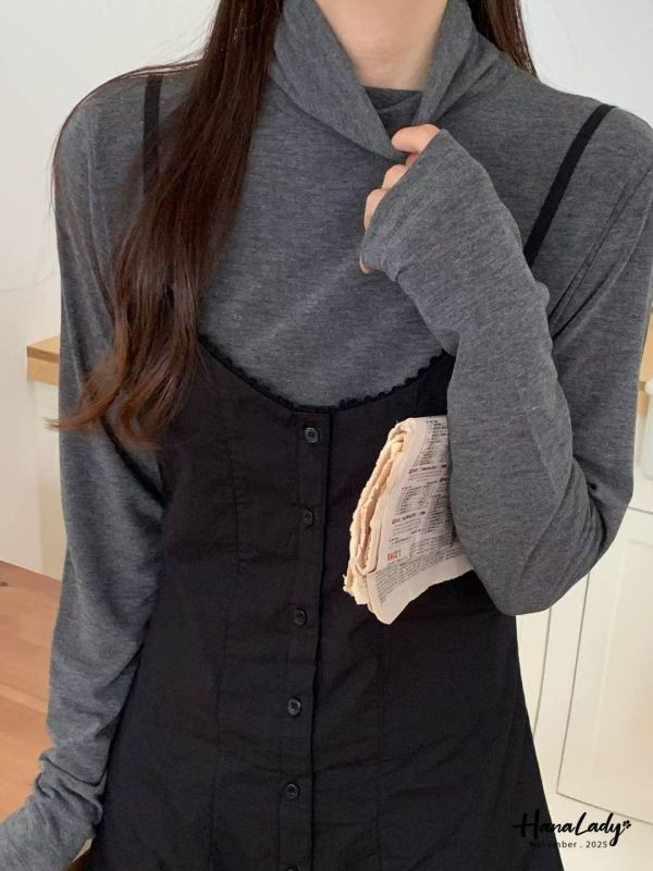 WJA43 秋冬必備親膚高領毛衣 