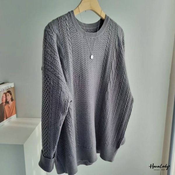 LEA85 多色可選親膚麻花針織衫 