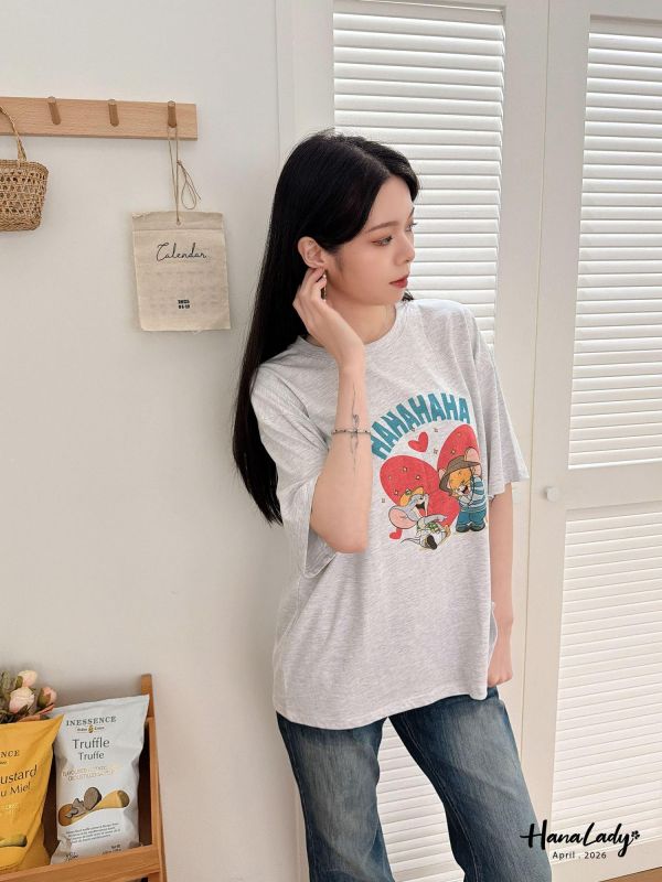 LFA90 可愛傑利鼠HAHA愛心T 