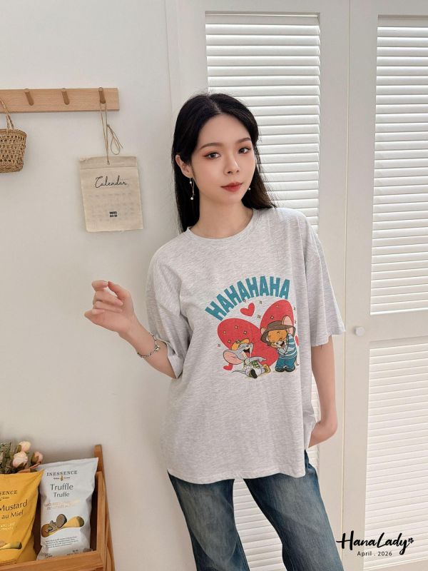 LFA90 可愛傑利鼠HAHA愛心T 