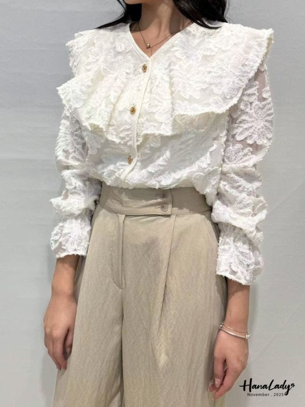 WJA34 極繁主義繡花上衣 