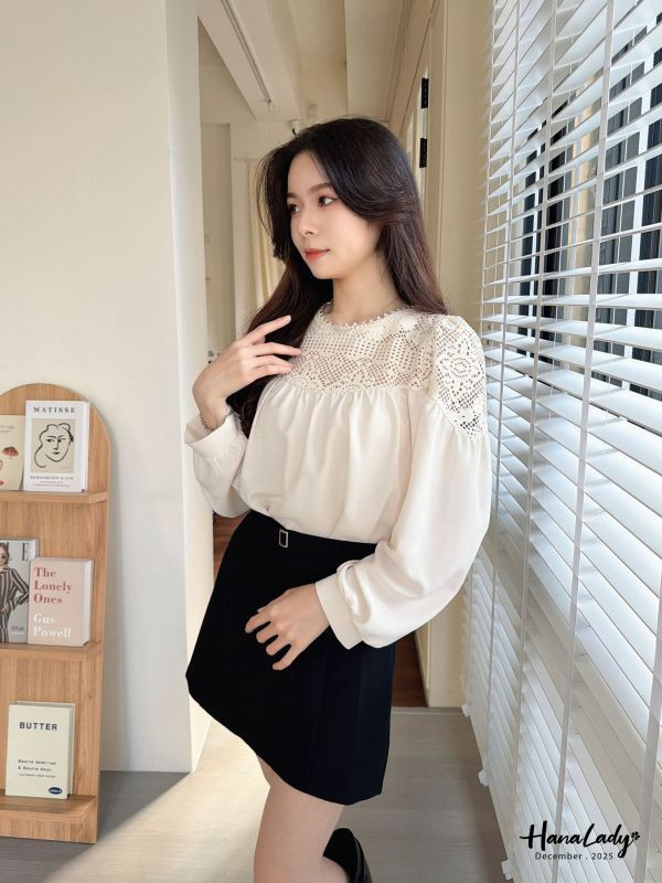 WQA99 簡約釦帶設計褲裙 