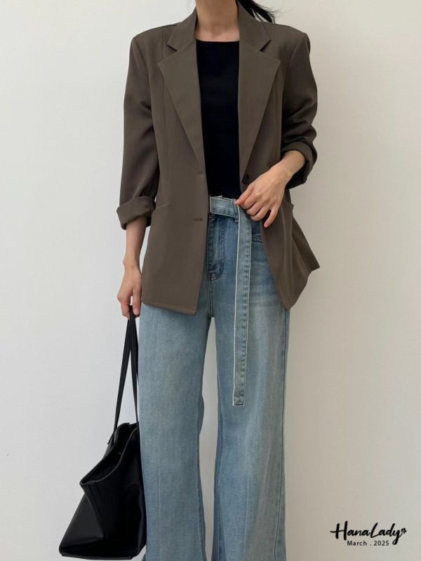 WSB12 雙釦俐落簡約西外 