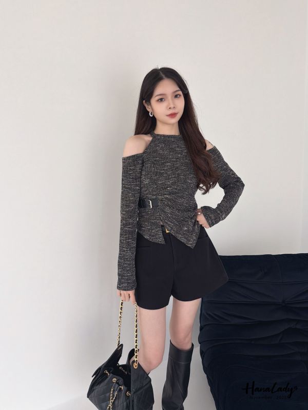 WJA26 秋冬雙口袋棉絨短褲 