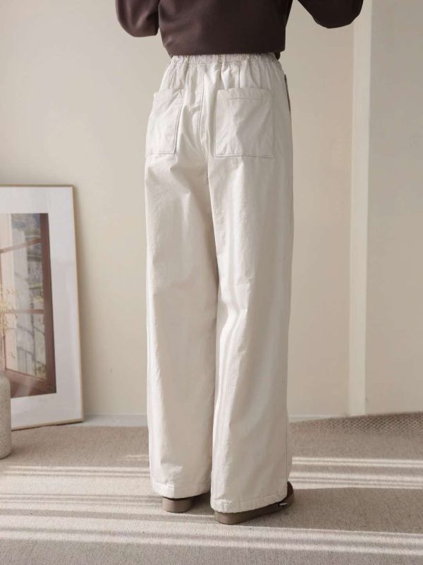 WQA44 休閒刷毛防潑水雪地褲 