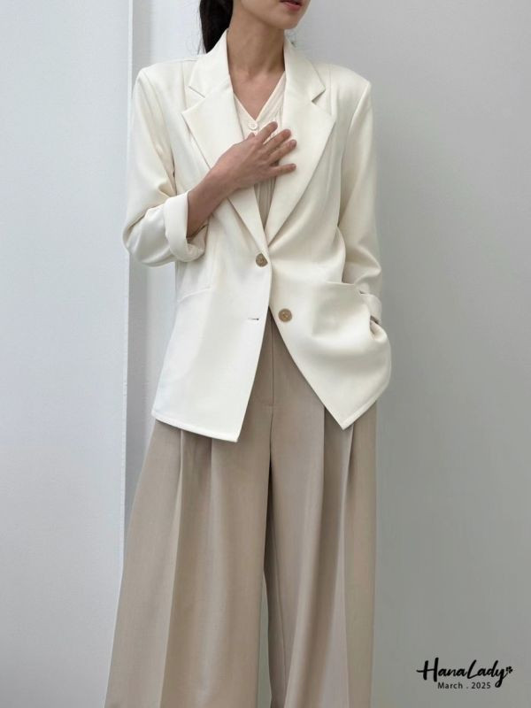 WSB12 雙釦俐落簡約西外 
