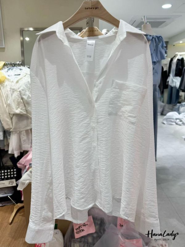 LFB07 糖果色輕薄親膚襯衫 