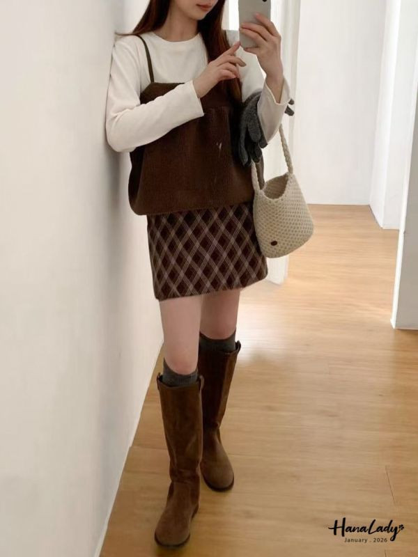 LEA82 兩件式熊寶寶棉絨上衣 