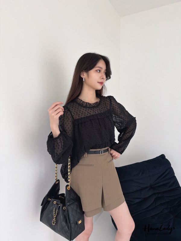 WJA22 版篇大造型腰帶短褲 