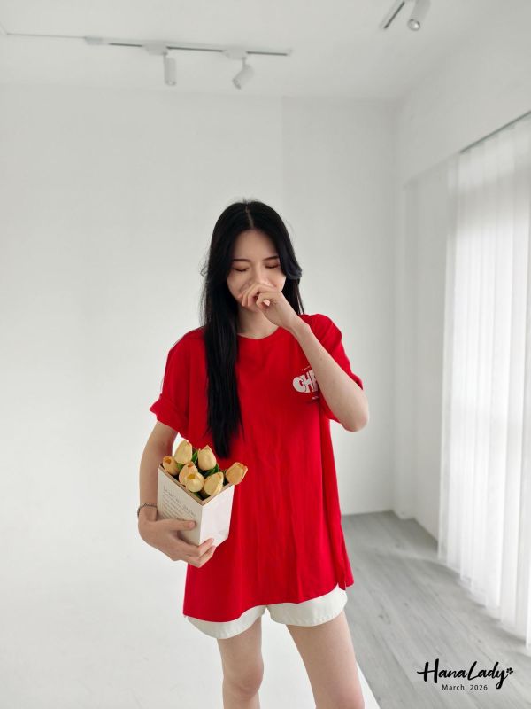 LSA38 簡簡單單CHEESE棉T 