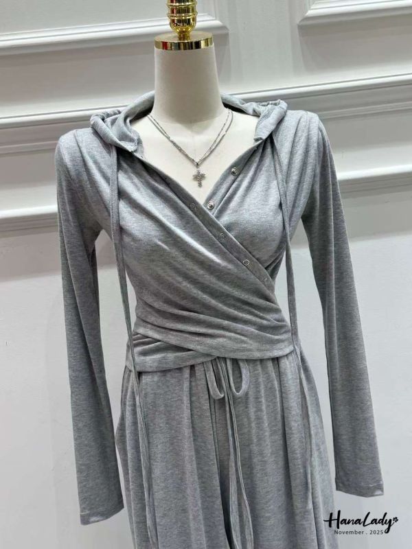 WJA62 超美親膚收腰抓摺套裝 