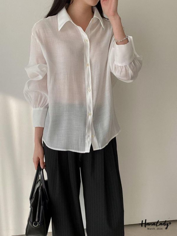 LSA32 兩件式柔美雪紡上衣 