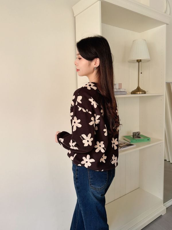 WQA85 滿版印花內刷毛T恤 