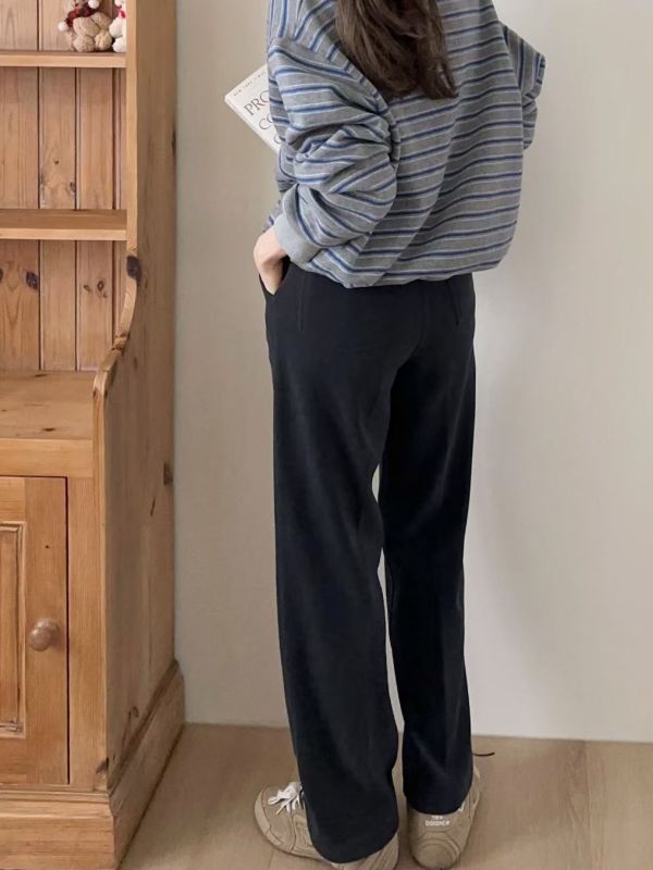 WQA56 極細燈心絨內刷毛西裝褲 