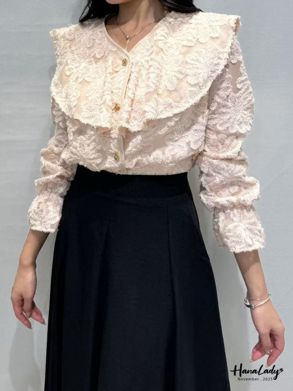 WJA34 極繁主義繡花上衣 