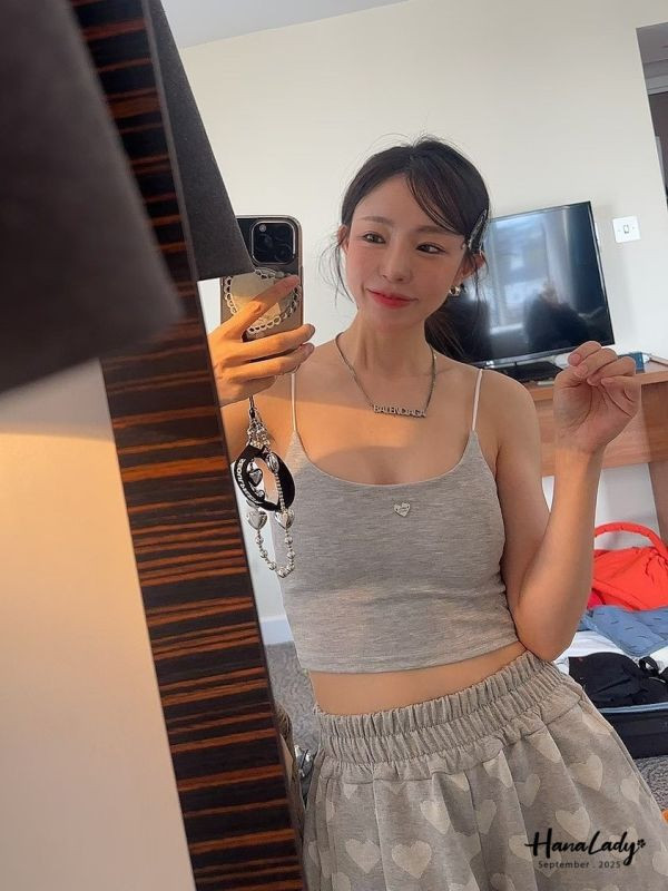 WKA82 交叉美背愛心吊飾BRATOP 