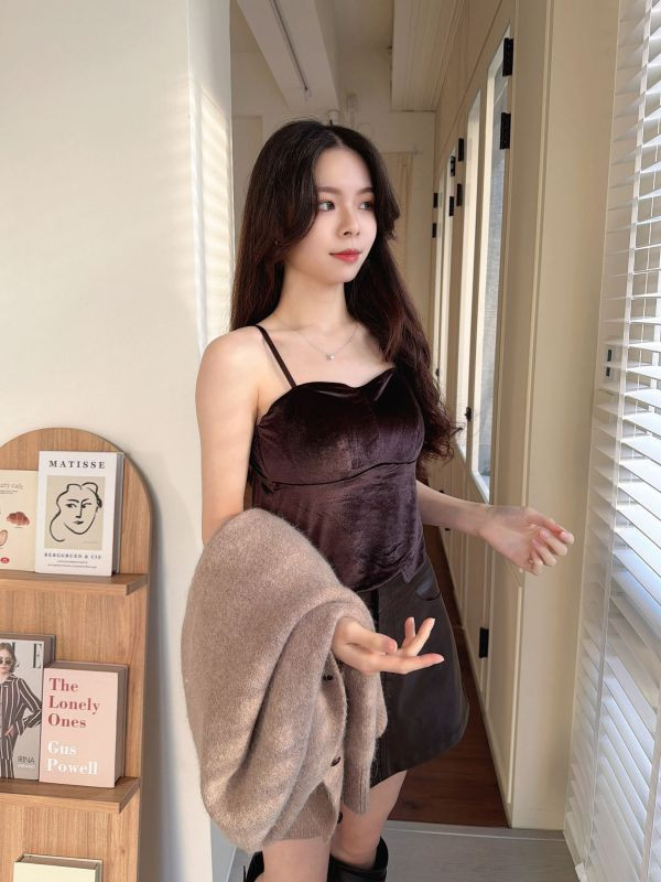 WQB55 絨布薄墊馬甲線內搭 