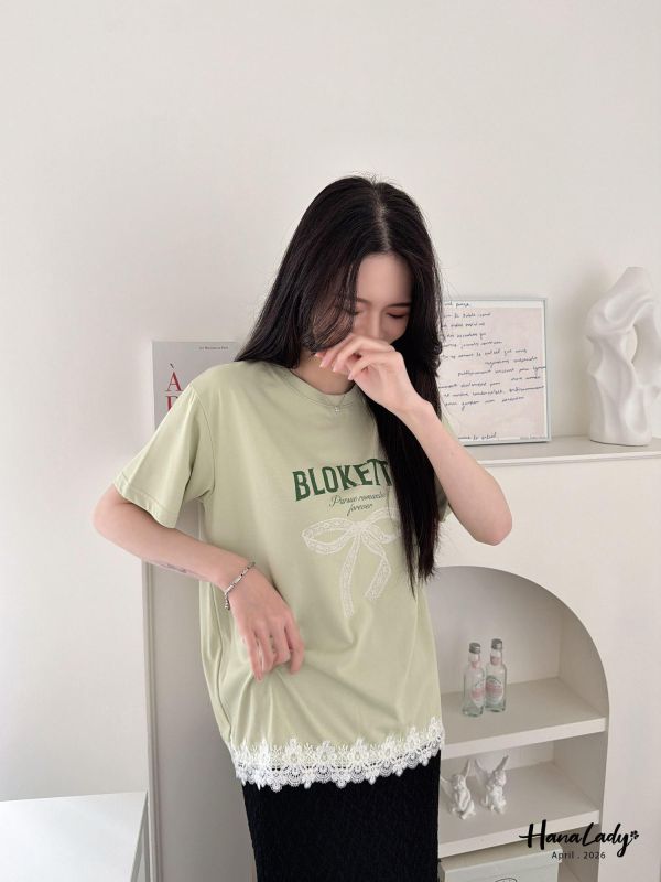 LFA66 下接蕾絲清涼棉T 