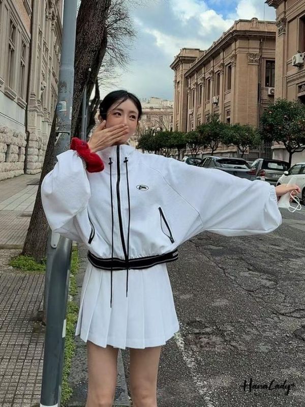 LSA04 率性拉鍊設計運動風外 