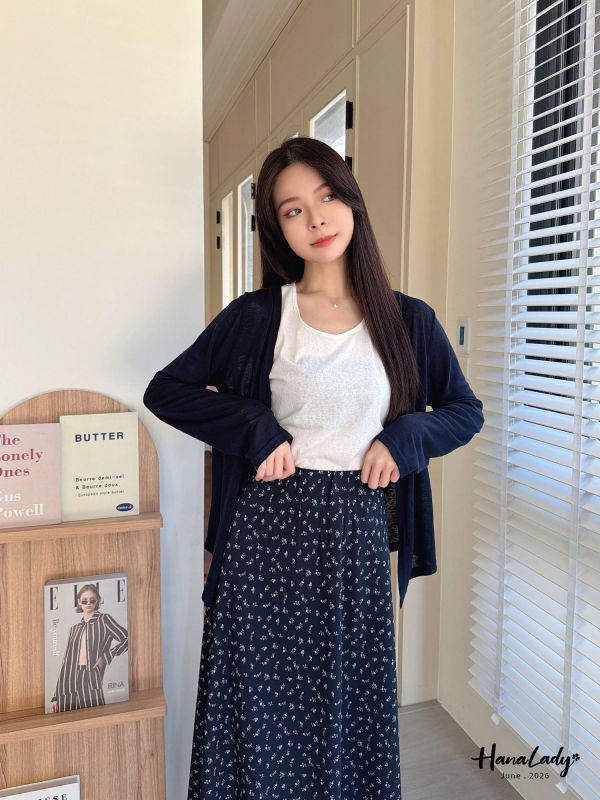 LLA49 三件式碎花裙套裝 