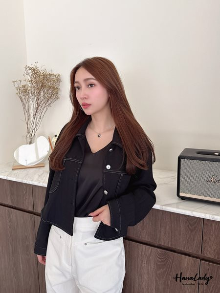 FKA15 百搭雙開衩絲滑背心 