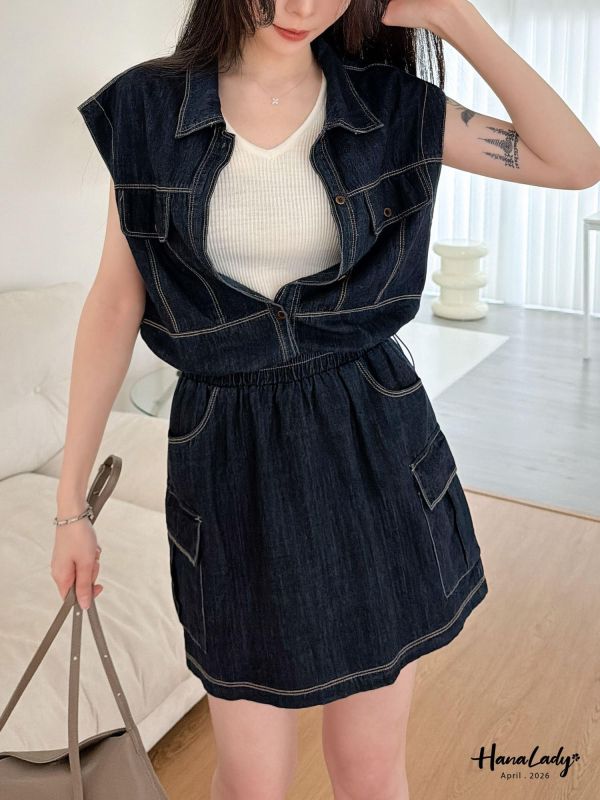 LFA65 清涼春夏薄丹寧套裝 